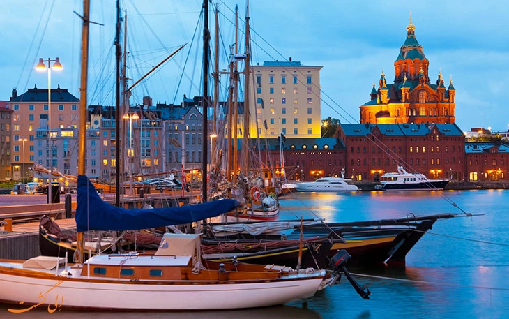 بندر هلسینکی فنلاند به تهران